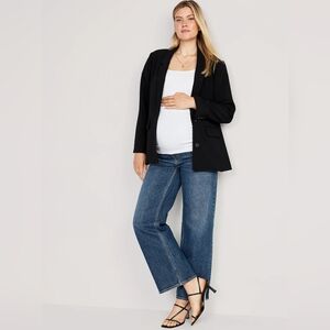 Old Navy Maternity Blue Wide Leg Jeans